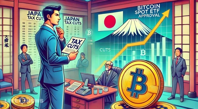 Japan Eyes Crypto Impuestos recortes de 55% a 20%