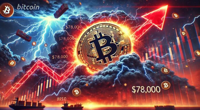 Bitcoin se sumerge por debajo de $ 78,000 como temores de tarifa volatilidad del mercado