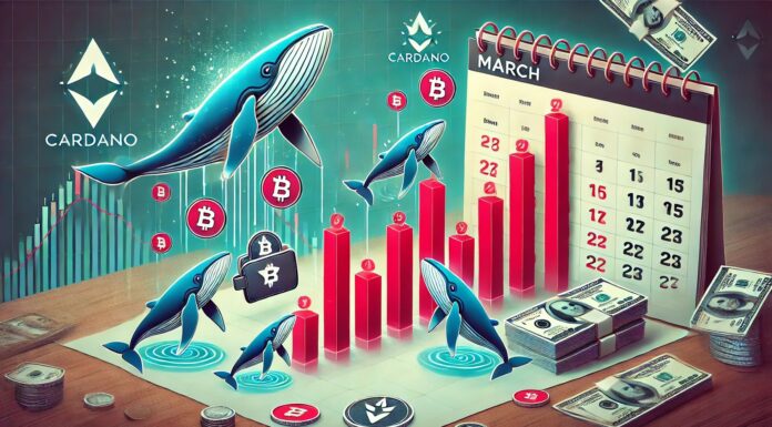Ballenas descarga 200m Cardano durante marzo, ¿el comienzo de una tendencia?