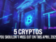 ¿Podrían estos ser los 5 mejores altcoins para la próxima carrera de toro de la que todos hablarán en 2025?
