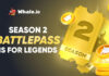 Whale.io acelera a la temporada 2 de BattlePass con doble Lamborghinis y recompensas épicas