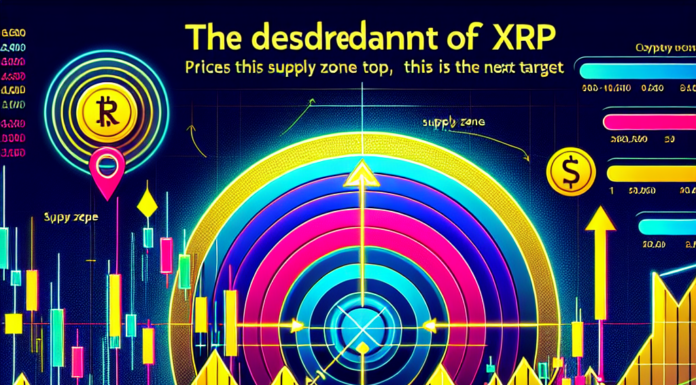 El desprecio de los precios de XRP en este tope de la zona de oferta, este es el próximo objetivo.