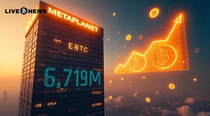 Metaplanet compra $ 119 millones en Bitcoin, Holdings ahora excede los 6,796 BTC