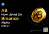 AB se lanza en Binance