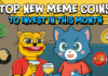 9 mejores monedas de memes nuevas para unirse este mes: una preventa de gato ha recaudado más de $ 350k recaudados