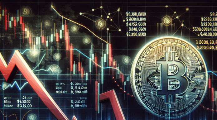 El mercado cripto afectado por liquidaciones de $500 millones mientras Bitcoin y Ethereum pierden ganancias de julio.
