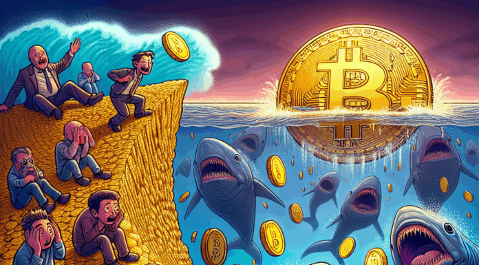 Bitcoin: los inversores menos fuertes se asustan mientras BTC cae, pero las ballenas aprovechan la oportunidad.