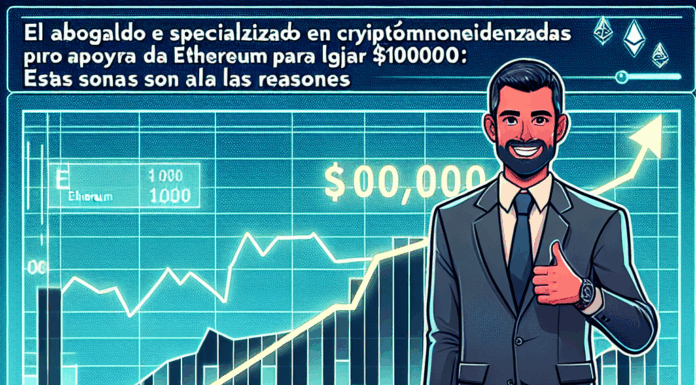 El abogado especializado en criptomonedas apoya a Ethereum para lograr $10,000: estas son las razones.