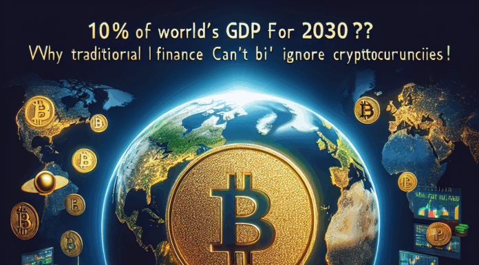 ¿10% del PIB mundial para 2030? ¡Razones por las que las finanzas tradicionales no pueden pasar por alto las criptomonedas!