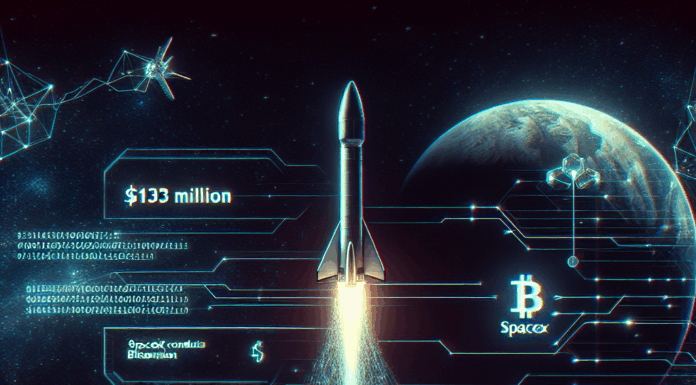 $133 millones en Bitcoin en tránsito: SpaceX lleva a cabo una transferencia enigmática.