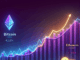 Bitcoin y Ethereum se incrementan mientras que el precio del oro sugiere debilidad a mediano plazo.