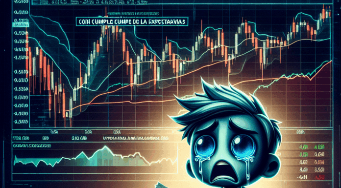 Coinbase no cumple con las expectativas en la bolsa a pesar de una actualización ambiciosa.