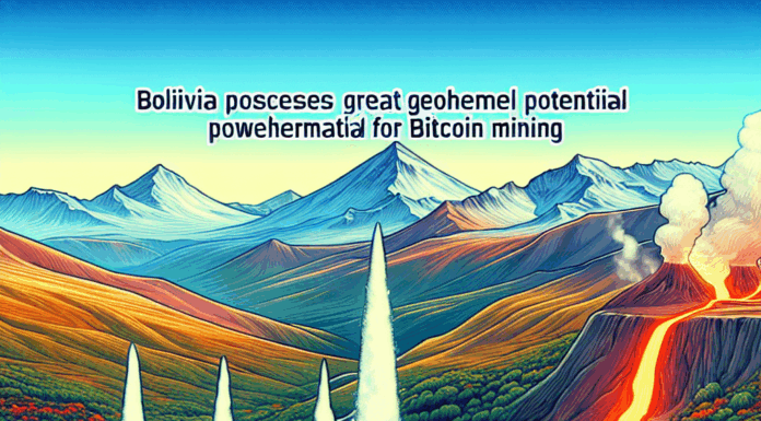 «Bolivia posee un gran potencial geotérmico para la minería de Bitcoin»