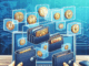 Ventana emergente vacía billeteras de criptomonedas