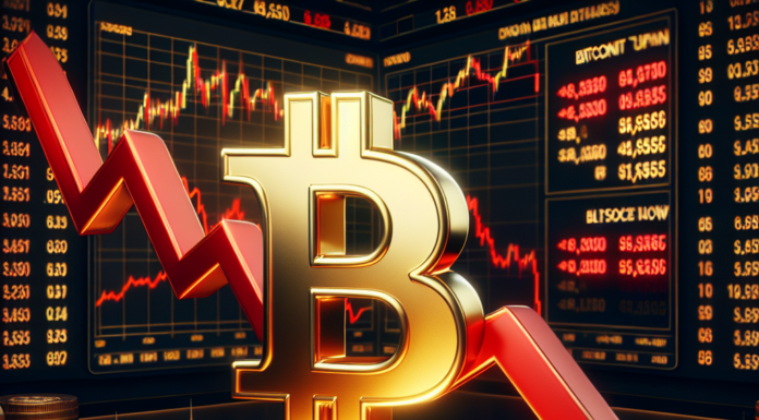 Bitcoin cae por debajo de los 80,000 dólares.