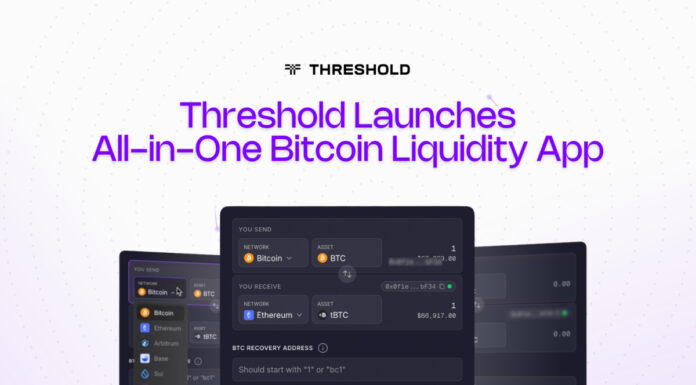 Threshold lanza la aplicación de liquidez Bitcoin todo en uno
