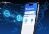 La página de Coinbase señala el riesgo de seguridad por la entrada de la frase inicial
