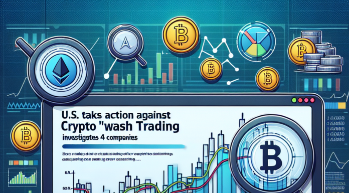 EE.UU. actúa contra el «wash trading» de criptomonedas, indagan a 4 compañías.