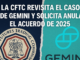 La CFTC revisita el caso de Gemini y solicita anular el acuerdo de 2025.