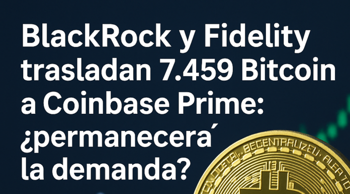 BlackRock y Strategy trasladan 7.459 Bitcoin a Coinbase Prime: ¿permanecerá la demanda?