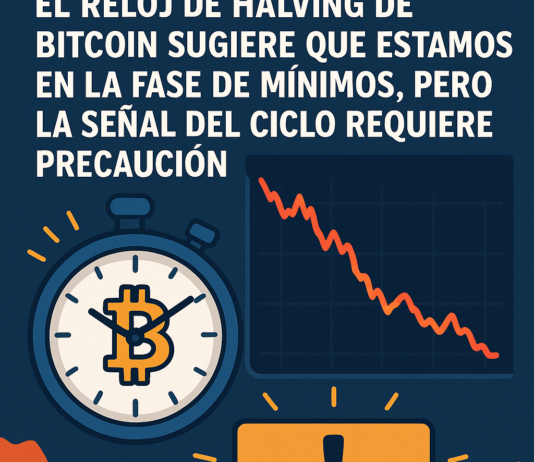 El reloj de halving de Bitcoin sugiere que estamos en la fase de mínimos, pero la señal del ciclo requiere precaución.