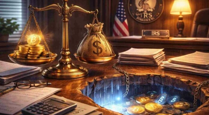 Impuesto sobre criptomonedas 2026: el vacío legal para reclamar recompensas que el IRS aún no ha abordado.