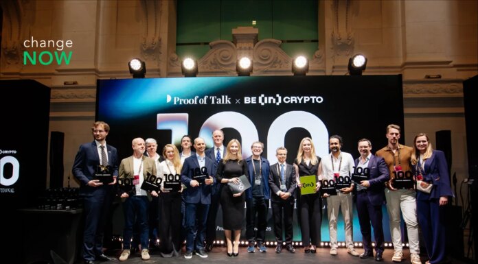 ChangeNOW gana el premio a la mejor tecnología financiera de activos digitales en los premios BeInCrypto Institutional 100 Awards 2026