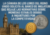 La Cámara de los Lores del Reino Unido solicita al Banco de Inglaterra que relaje las normativas sobre monedas estables debido a inquietudes por la competitividad.