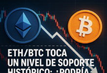 ETH/BTC toca un nivel de soporte histórico: ¿podría Ethereum experimentar una reversión?