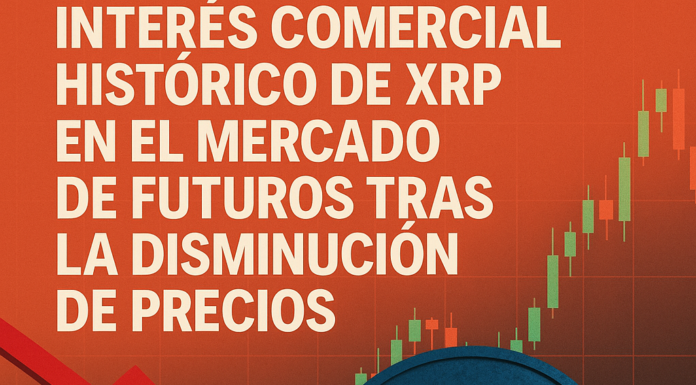 Se registra un interés comercial histórico de XRP en el mercado de futuros tras la disminución de precios.