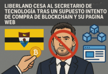 Liberland cesa al secretario de tecnología tras un supuesto intento de compra de blockchain y su página web.