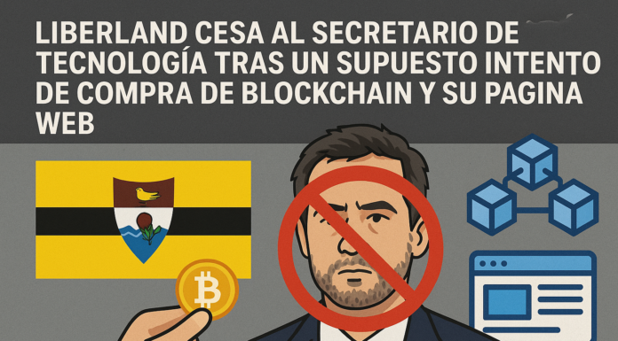 Liberland cesa al secretario de tecnología tras un supuesto intento de compra de blockchain y su página web.