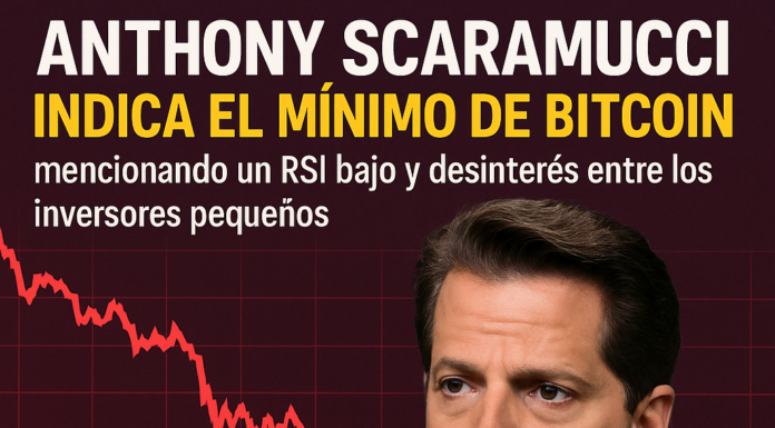 Anthony Scaramucci indica el mínimo de Bitcoin, mencionando un RSI bajo y desinterés entre los inversores pequeños.