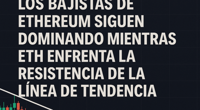 Los bajistas de Ethereum siguen dominando mientras ETH enfrenta la resistencia de la línea de tendencia.