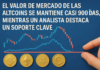 El valor de mercado de las altcoins se mantiene casi 900 días, mientras un analista destaca un soporte clave.