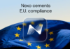 Nexo reafirma su cumplimiento normativo en la UE