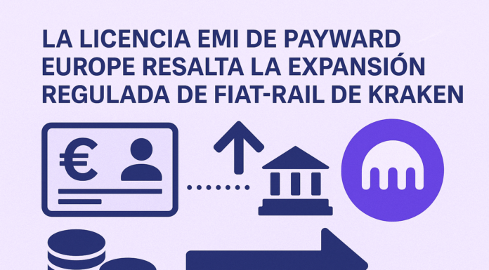 La licencia EMI de Payward Europe resalta la expansión regulada de Fiat-Rail de Kraken.