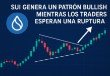 SUI genera un patrón bullish mientras los traders esperan una ruptura.