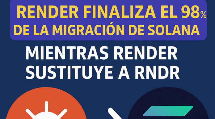 Render finaliza el 98% de la migración de Solana mientras RENDER sustituye a RNDR.