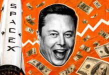 El valor de las acciones de SpaceX es de 141,50 dólares mientras Elon Musk tiene como meta alcanzar ingresos de 3,5 billones de dólares para el año 2033.