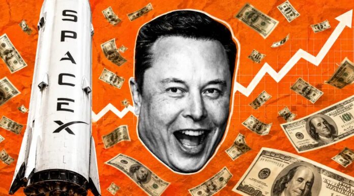 El valor de las acciones de SpaceX es de 141,50 dólares mientras Elon Musk tiene como meta alcanzar ingresos de 3,5 billones de dólares para el año 2033.