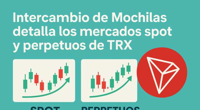 Intercambio de Mochilas detalla los mercados spot y perpetuos de TRX.