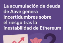 La acumulación de deuda de Aave genera incertidumbres sobre el riesgo tras la inestabilidad de Ethereum.