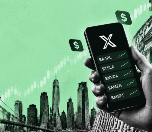 X presenta el comercio de Cashtag con casas de bolsa de EE. UU.