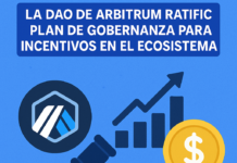 La DAO de Arbitrum ratifica plan de gobernanza para incentivos en el ecosistema.