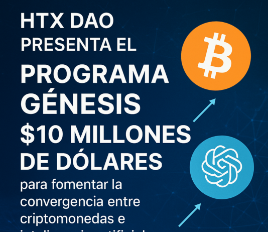 HTX DAO presenta el programa Génesis de 10 millones de dólares para fomentar la convergencia entre criptomonedas e inteligencia artificial y apoyar la libertad financiera.