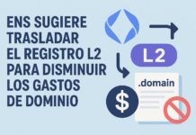 ENS sugiere trasladar el registro L2 para disminuir los gastos de dominio.