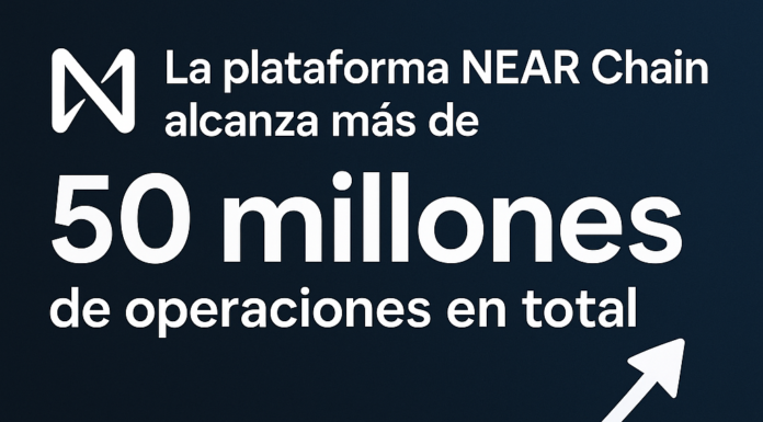 La plataforma NEAR Chain alcanza más de 50 millones de operaciones en total.