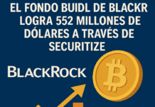 El fondo BUIDL de BlackRock logra 552 millones de dólares a través de Securitize.