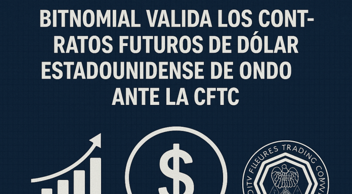 Bitnomial valida los contratos futuros de dólar estadounidense de Ondo ante la CFTC.